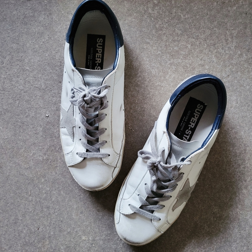 Golden Goose 🌟 Superstar Super-Star Sneakers Shoes 👞 Size 41